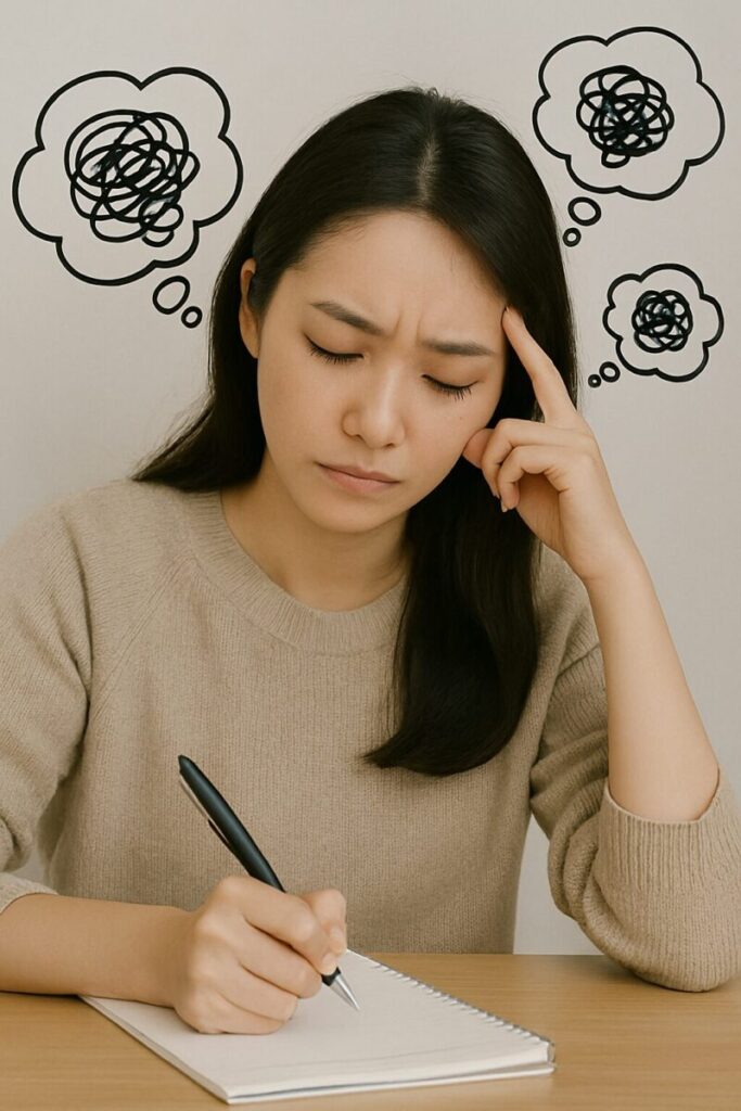 離婚を話し合う前にすること 最初にやったのは、頭の中を整理することです。