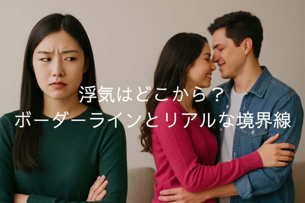 浮気はどこから？ボーダーラインとリアルな境界線