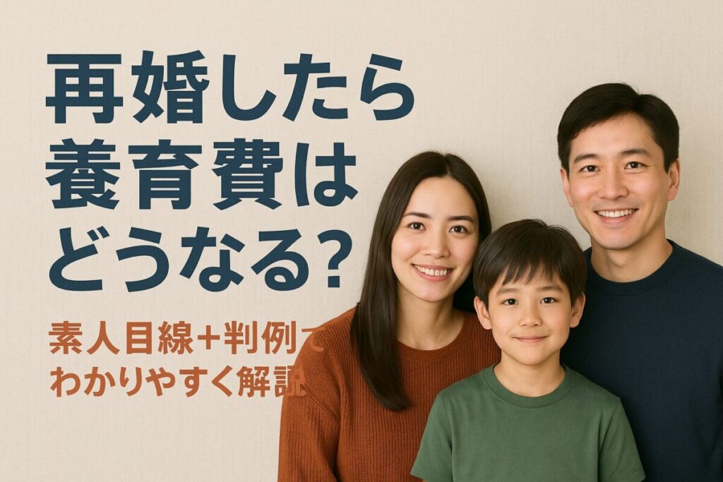 再婚したら養育費はどうなる？